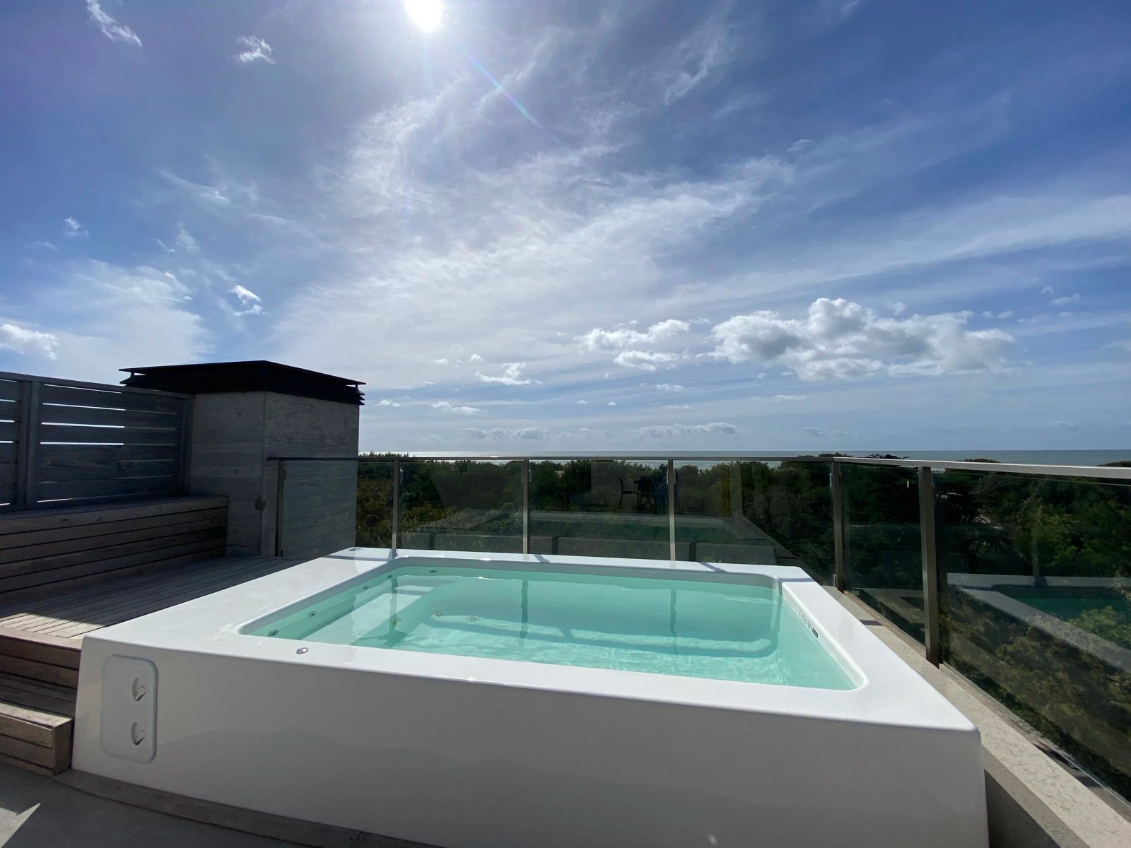Terraza vista al mar